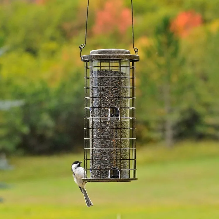 Perky Pet Squirrel Stumper Caged Bird Feeder 114