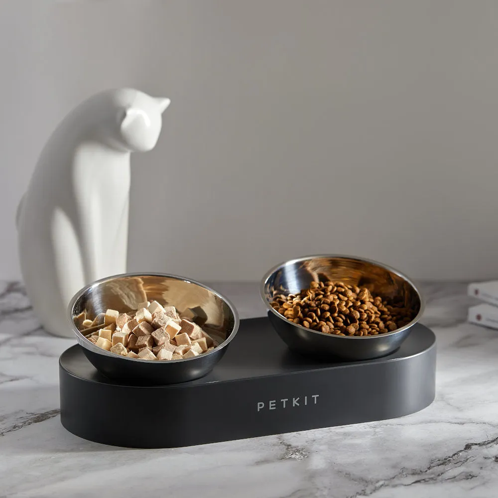 PETKIT Fresh Nano Adjustable Metal Dual Cat Bowl