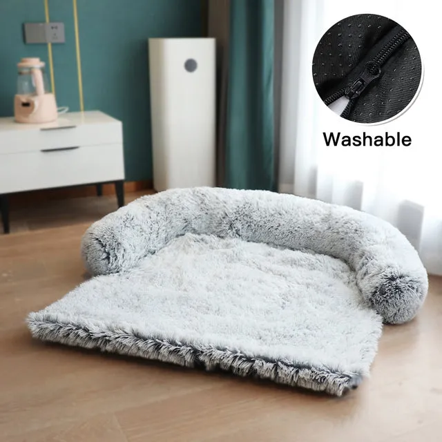 Plush Washable Pet Sofa