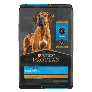 Purina Pro Plan Adult Large Breed Chicken & Rice Dry Dog Food, 34lb