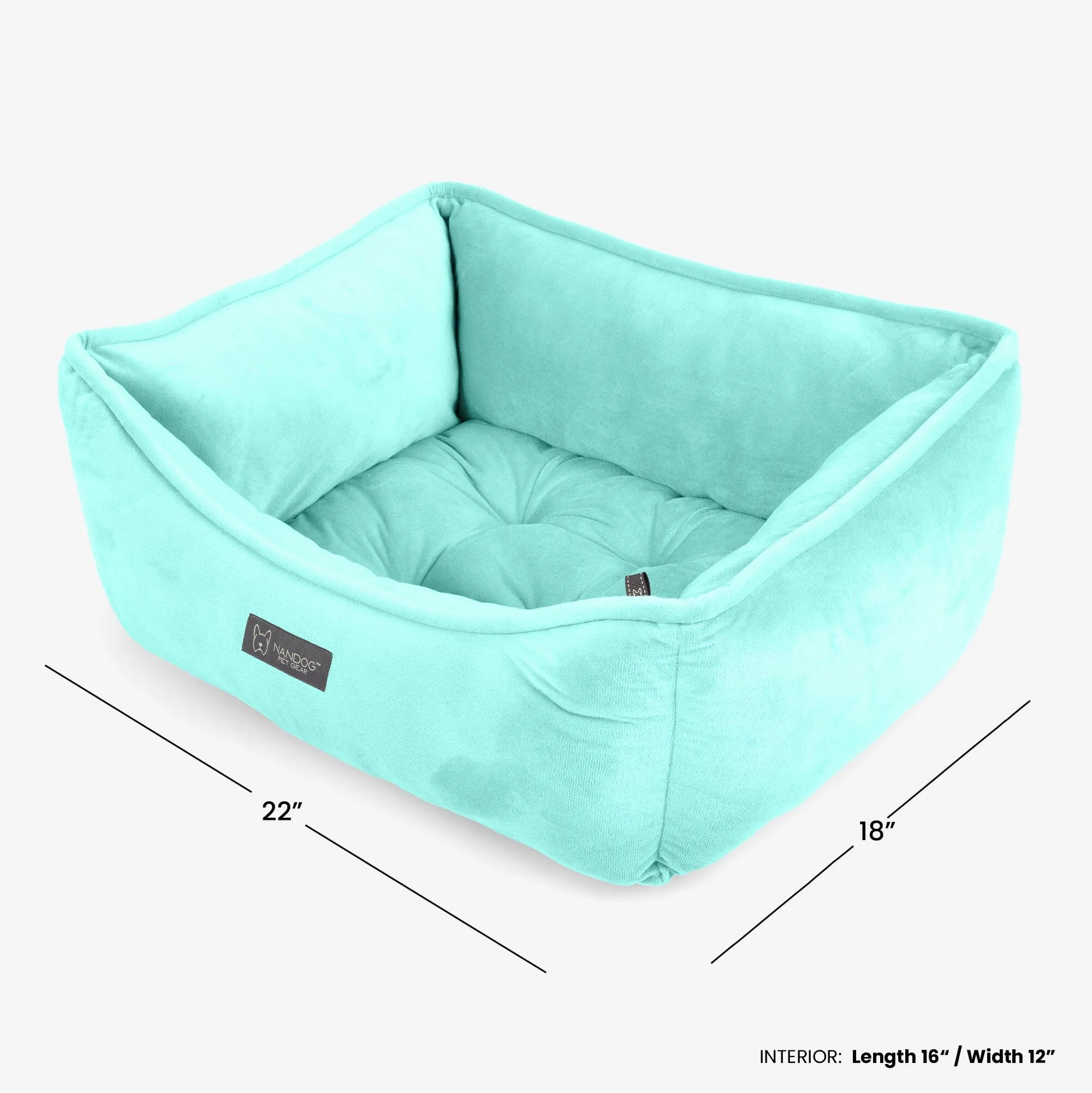 Signature Bed in Light Aqua