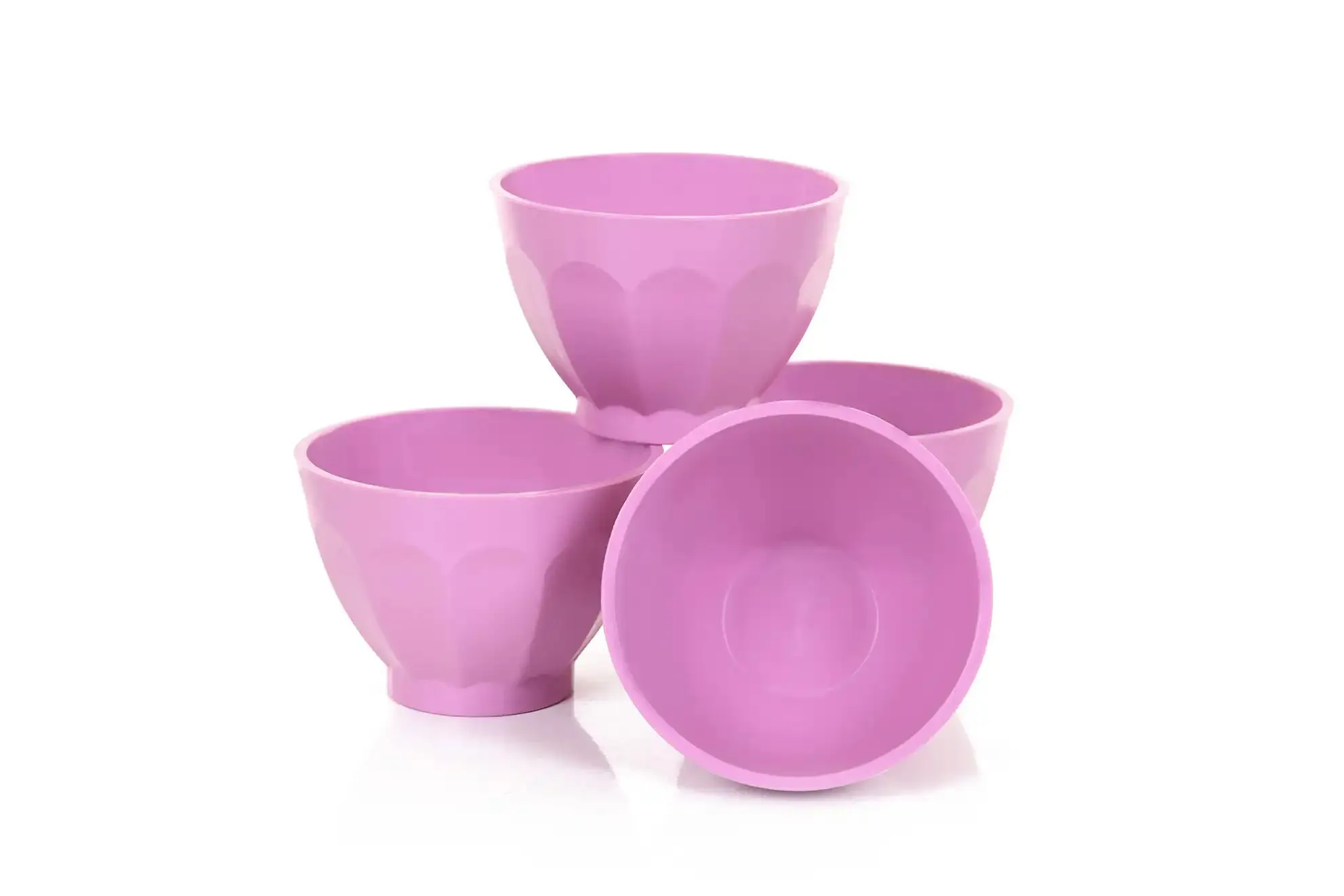 Small Unbreakable Plastic Bowl (250 ml) Pack of 4