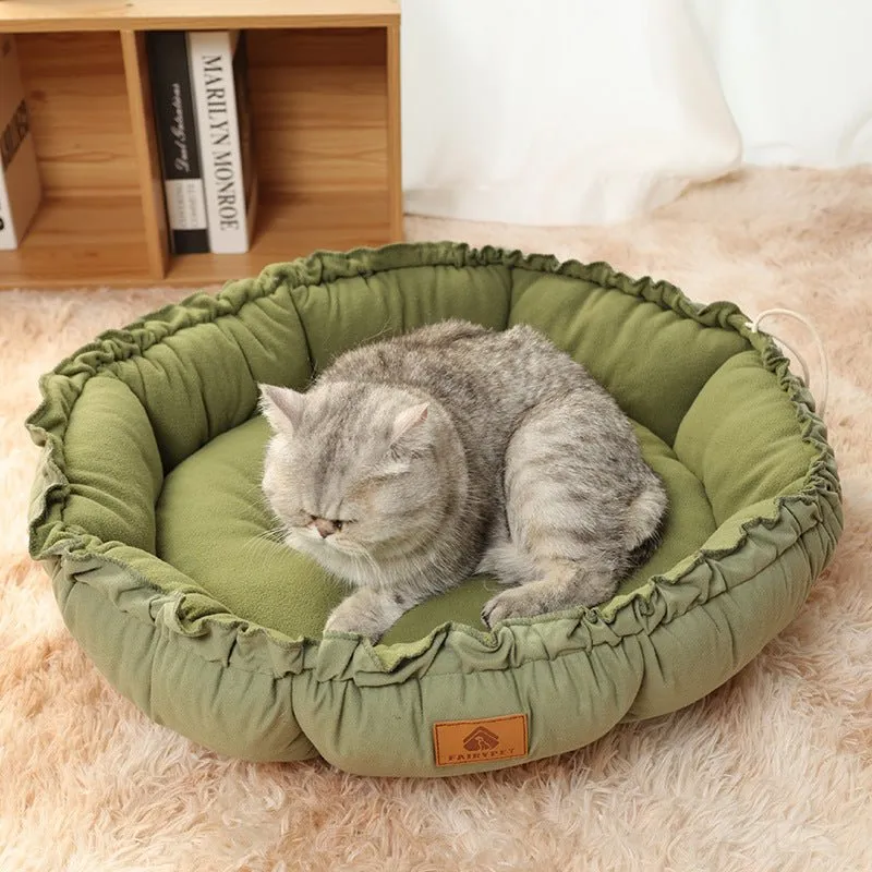 Soft Comfortable Reversible Pet Cat Dog Bed