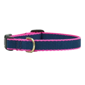 Teacup Collar | Navy & Pink