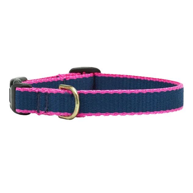 Teacup Collar | Navy & Pink