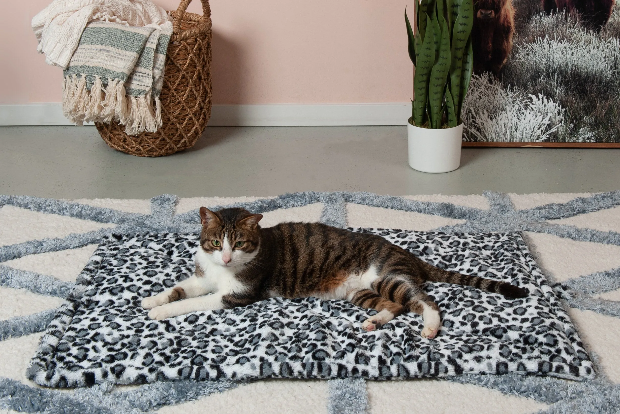 ThermaNAP™ Faux Fur Self-Warming Pet Bed Mat