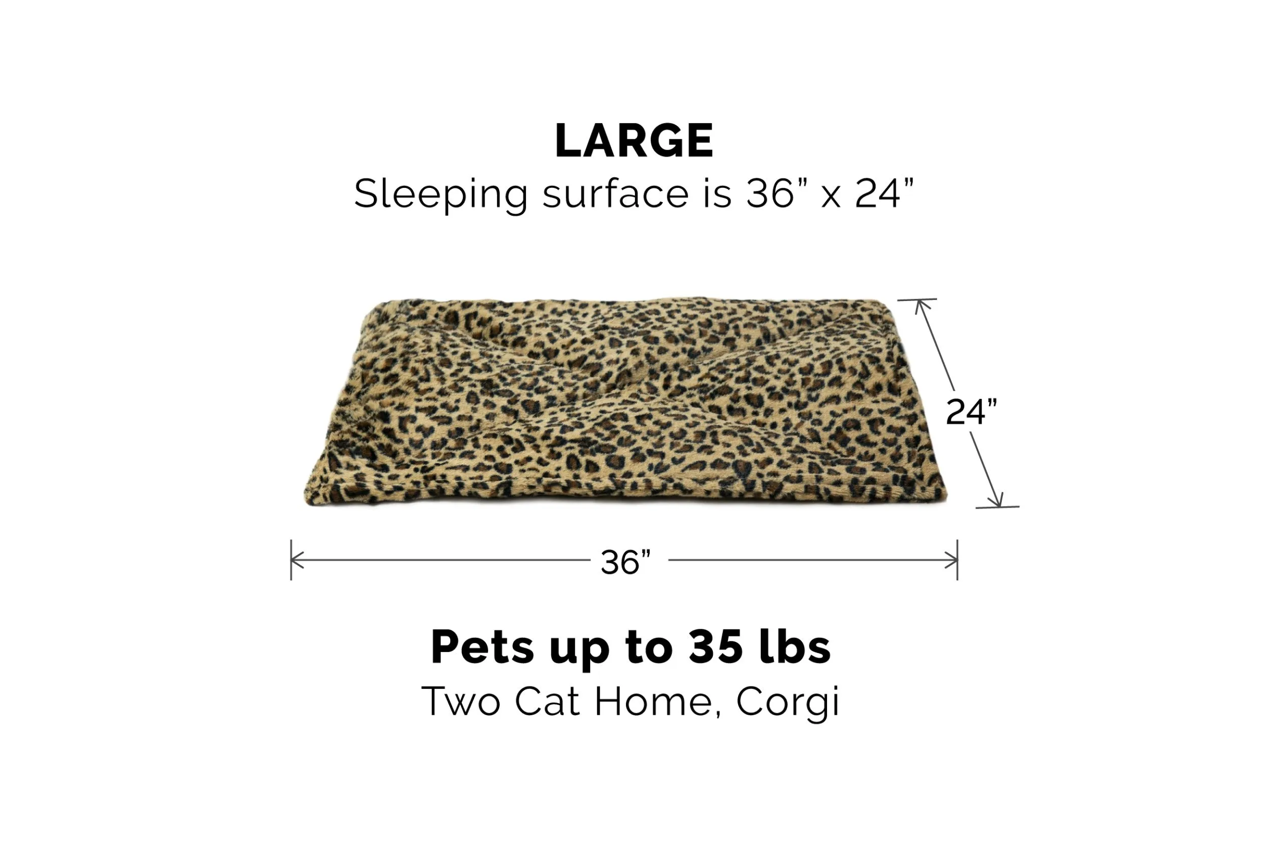 ThermaNAP™ Faux Fur Self-Warming Pet Bed Mat