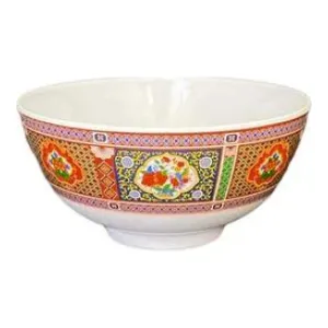 Thunder Group 3004TP Peacock 12 oz Melamine Rice Bowl, Pack of 12