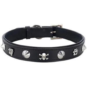 Tuffy Leather Dog Collar Large/Black