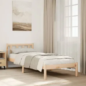 vidaXL Extra Long Bed Frame without Mattress 80x210 cm Solid Wood Pine