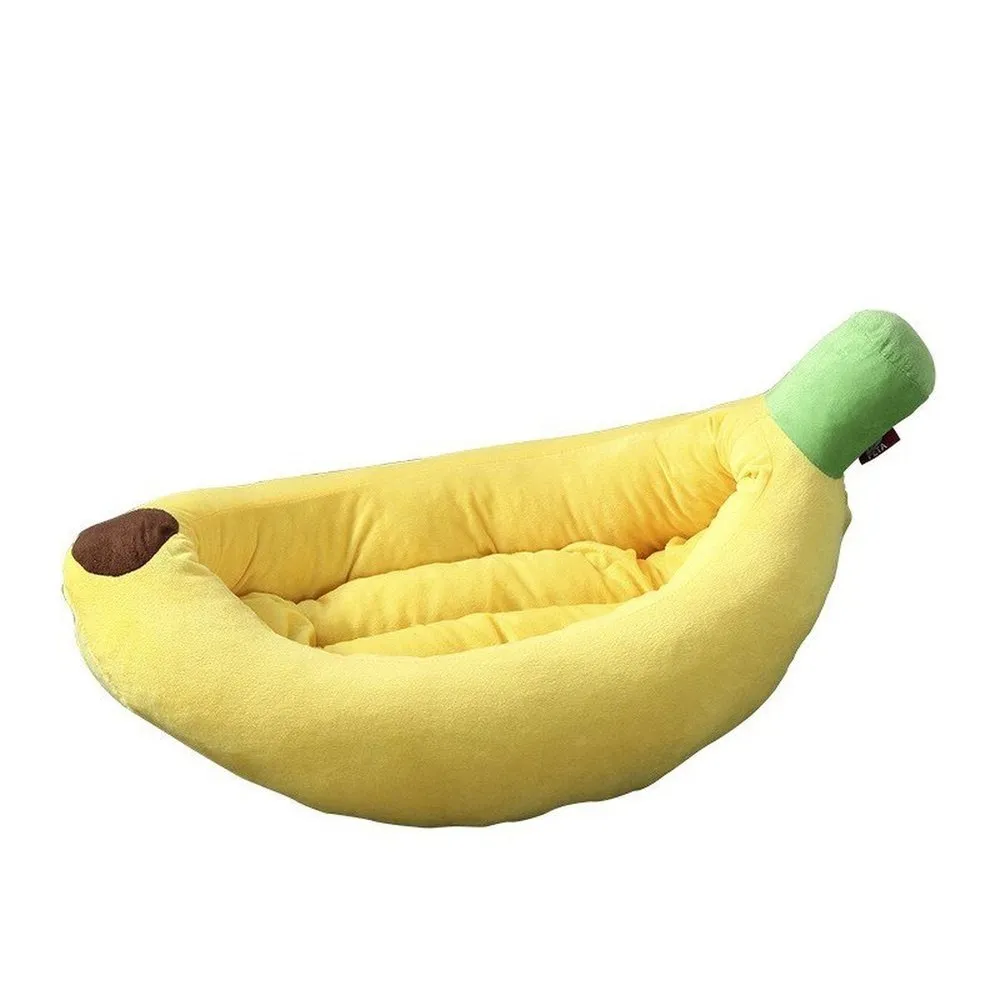 Warm Banana Shaped Pet Bed