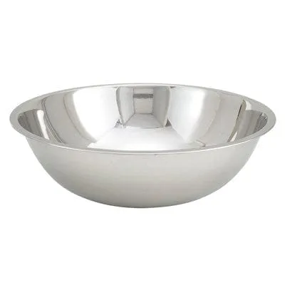 Winco MXBT1600Q 16 Quart Stainless Steel Mixing Bowl for Professional and Home Kitchens | Denson CFE