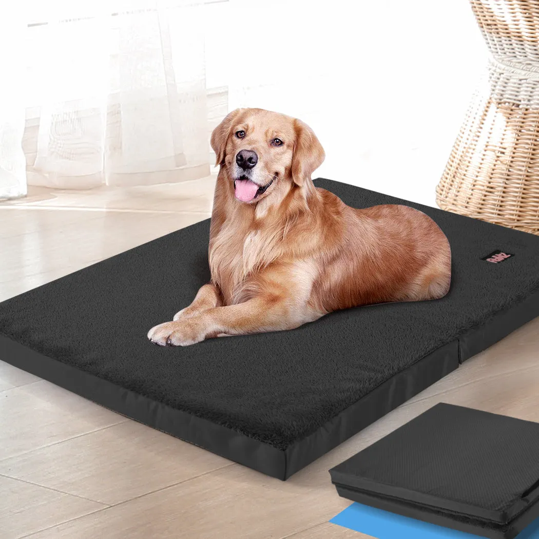 XXLarge Dog Beds Pet Foldable - Black