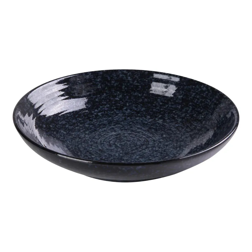 Yanco BL-609 Blue Star 28 Oz Blue Salad / Soup Bowl, China, Pack of 12