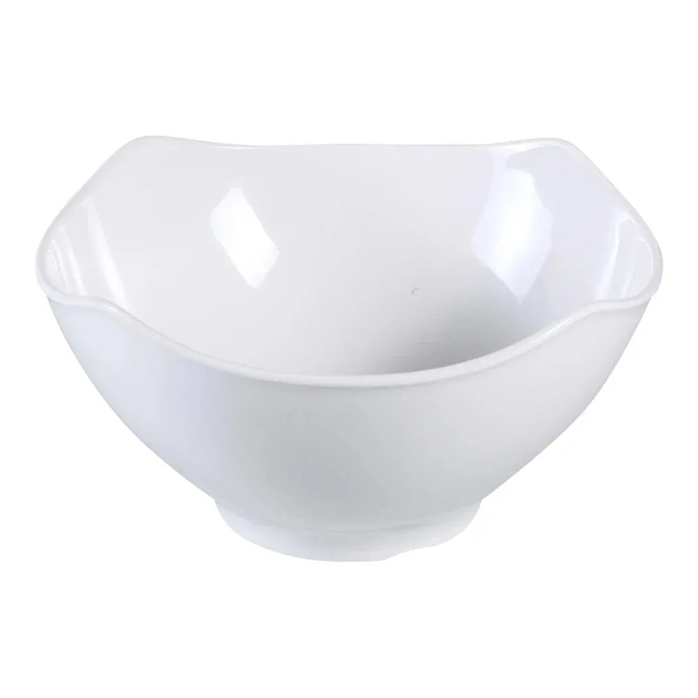 Yanco CAT-3613 12.5" White Melamine Catering Bowl, Pack of 6