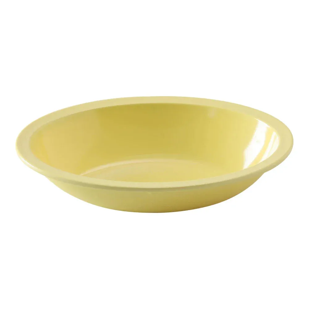 Yanco NS-036Y Nessico Oval Bowl, 36 oz Capacity, 10" Length, 7.375" Width, 2.25" Height, Melamine, Yellow Color, Pack of 24