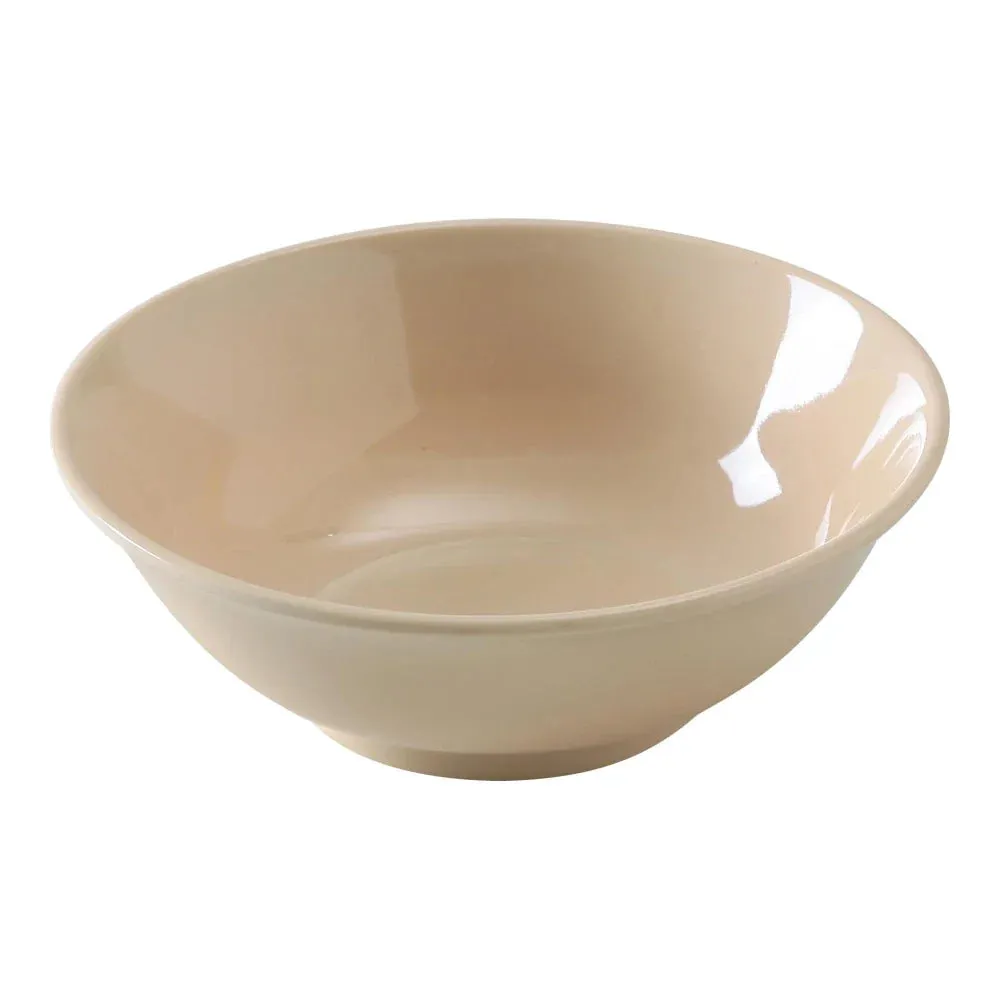 Yanco NS-5095W Nessico Rimless Bowl, 87 oz Capacity, 3.75" Height, 11" White Melamine, Pack of 12